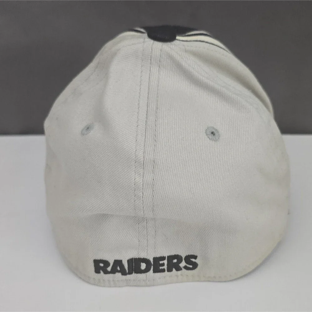 Reebok Oakland Raiders NFL Black/Beige Hat Cap One Size Officially Licensed